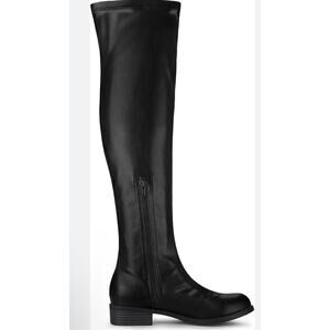 Allegra K Thigh High Boots Low Block Heel Over the Knee size 9 $59 retail NWOT